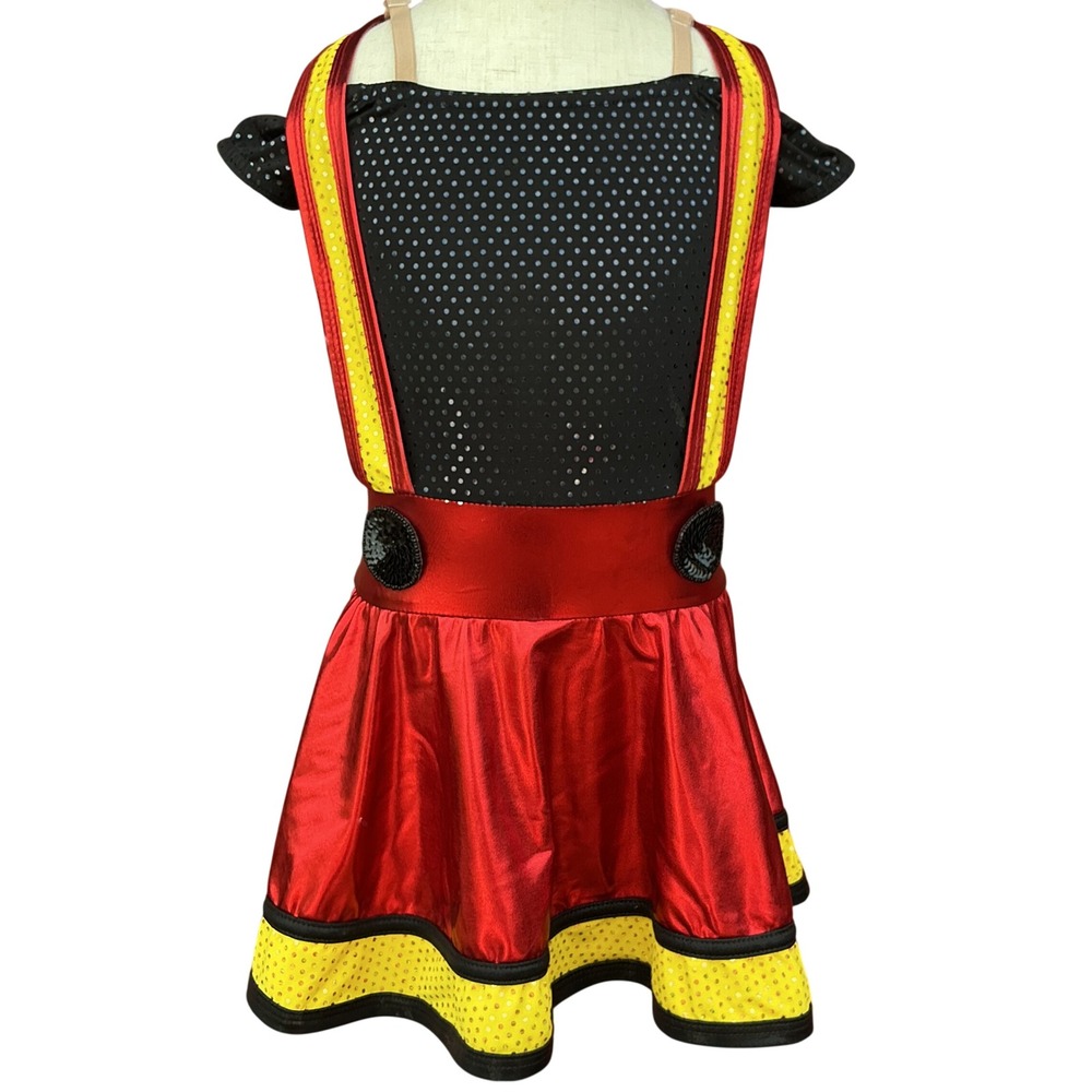 A Wish Come True Dance Costume Kids S Red Great Balls of Fire Sequin Performance